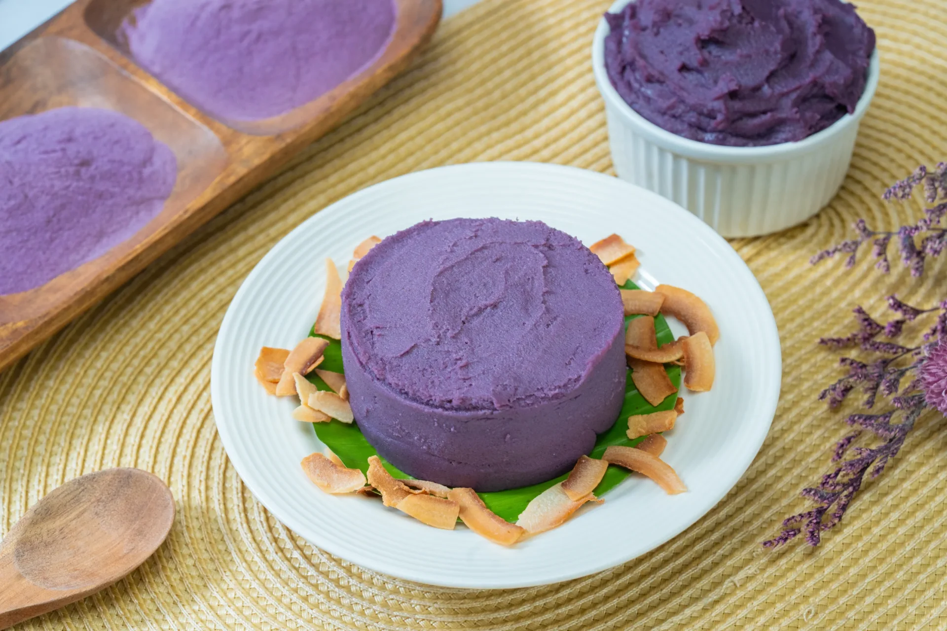 Ube Halaya special order close-up